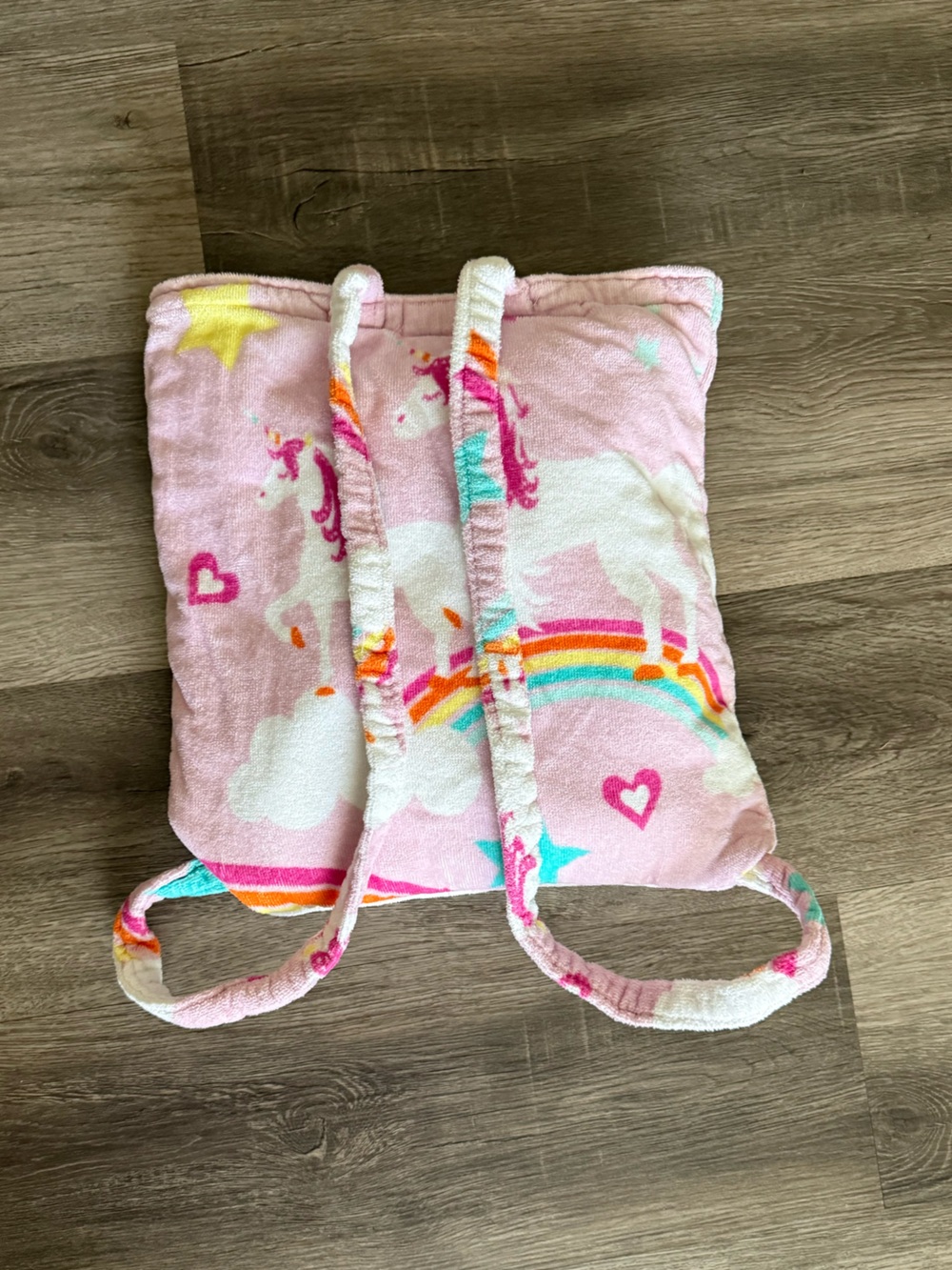 Unicorn Convertible Beach Towel Backpack